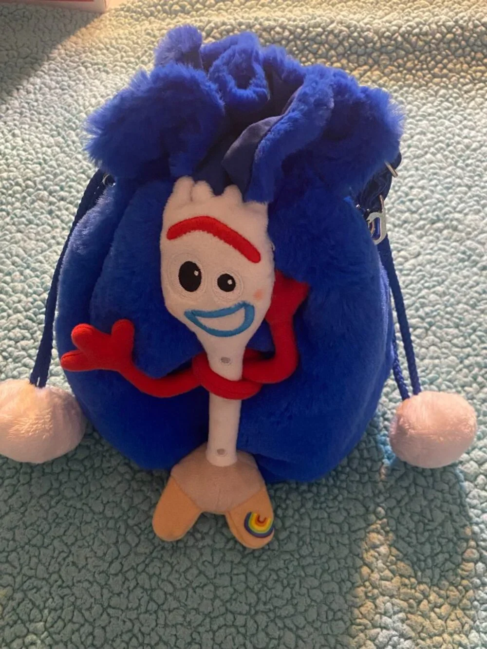 Disney Toy Story 4 Forky Drawstring bag purse cinch satchel